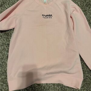 Women's Light Pink Crewneck Sweatshirt